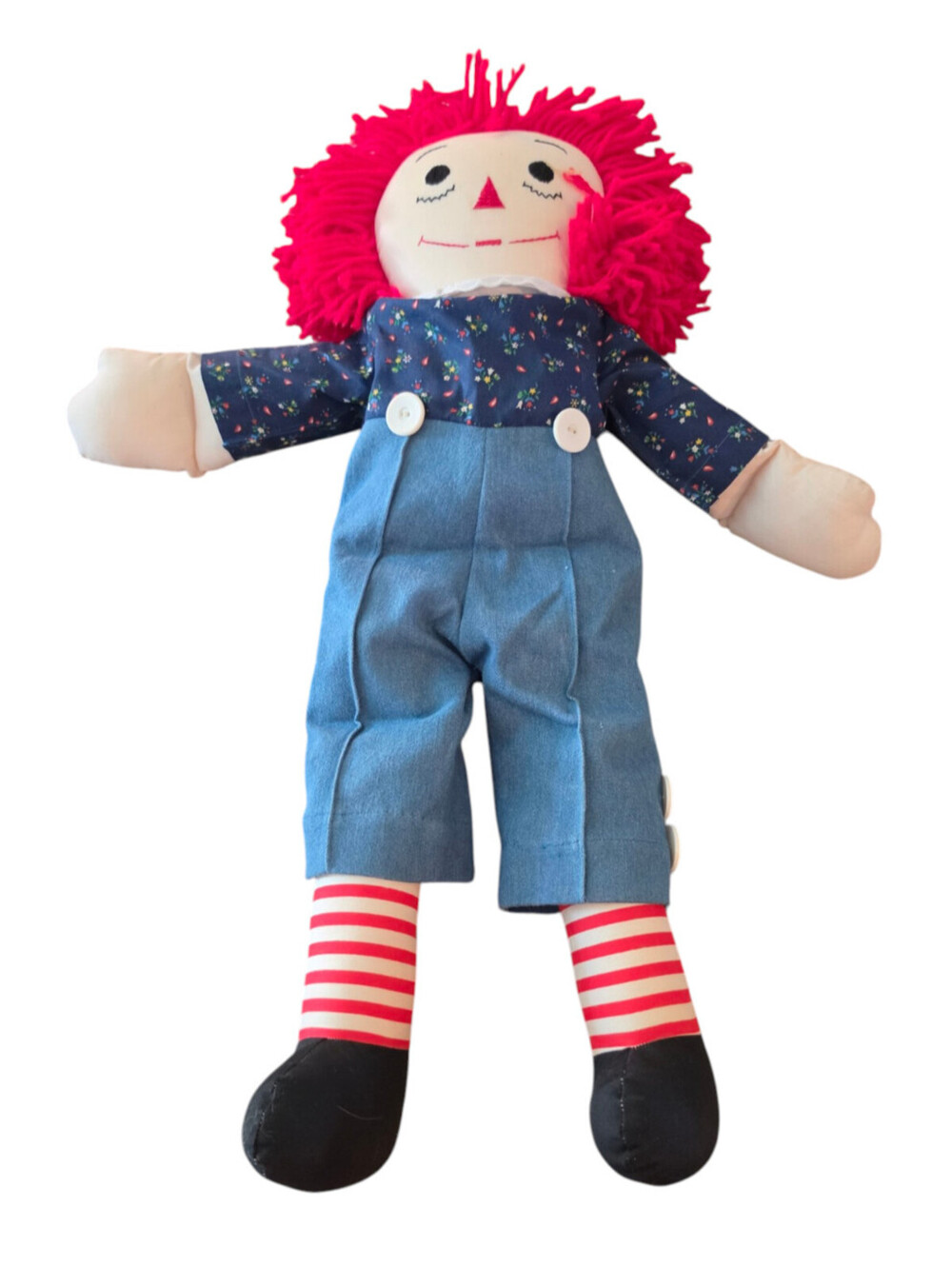 Vintage Large classic Raggedy Andy rag doll Plush